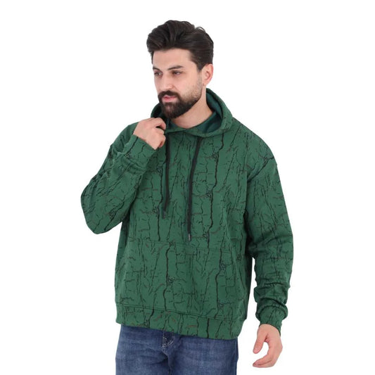 Green Cotton Hoodie