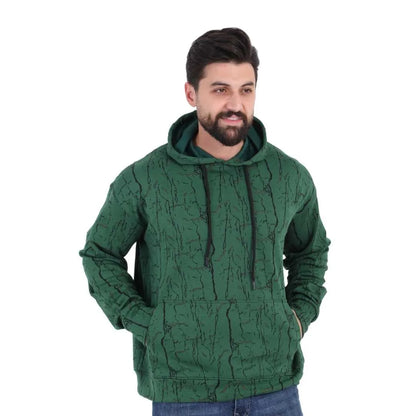 Green Cotton Hoodie