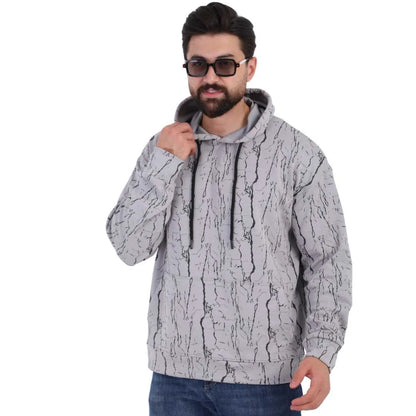 Light Grey Cotton Hoodie