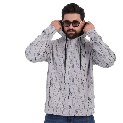 Light Grey Cotton Hoodie