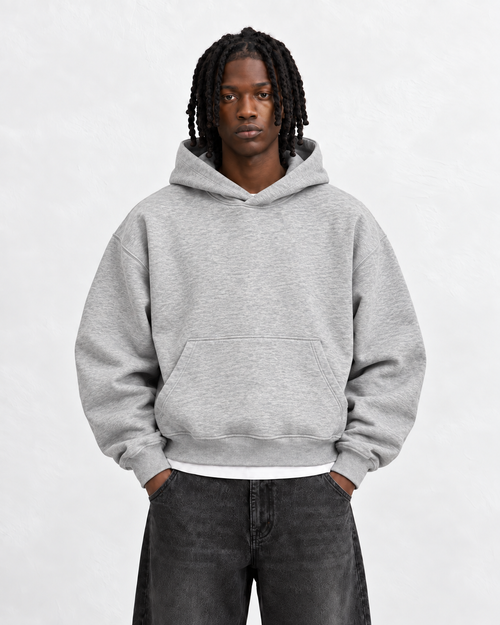 Boxy Oversized Hoodie in Gray